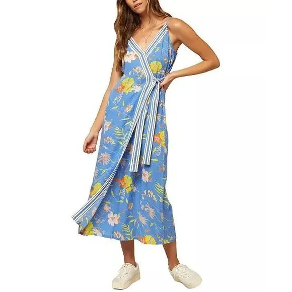 ✨O'Neill Juniors' Palmie Printed Maxi Sz Medium Dress✨ - Picture 1 of 14